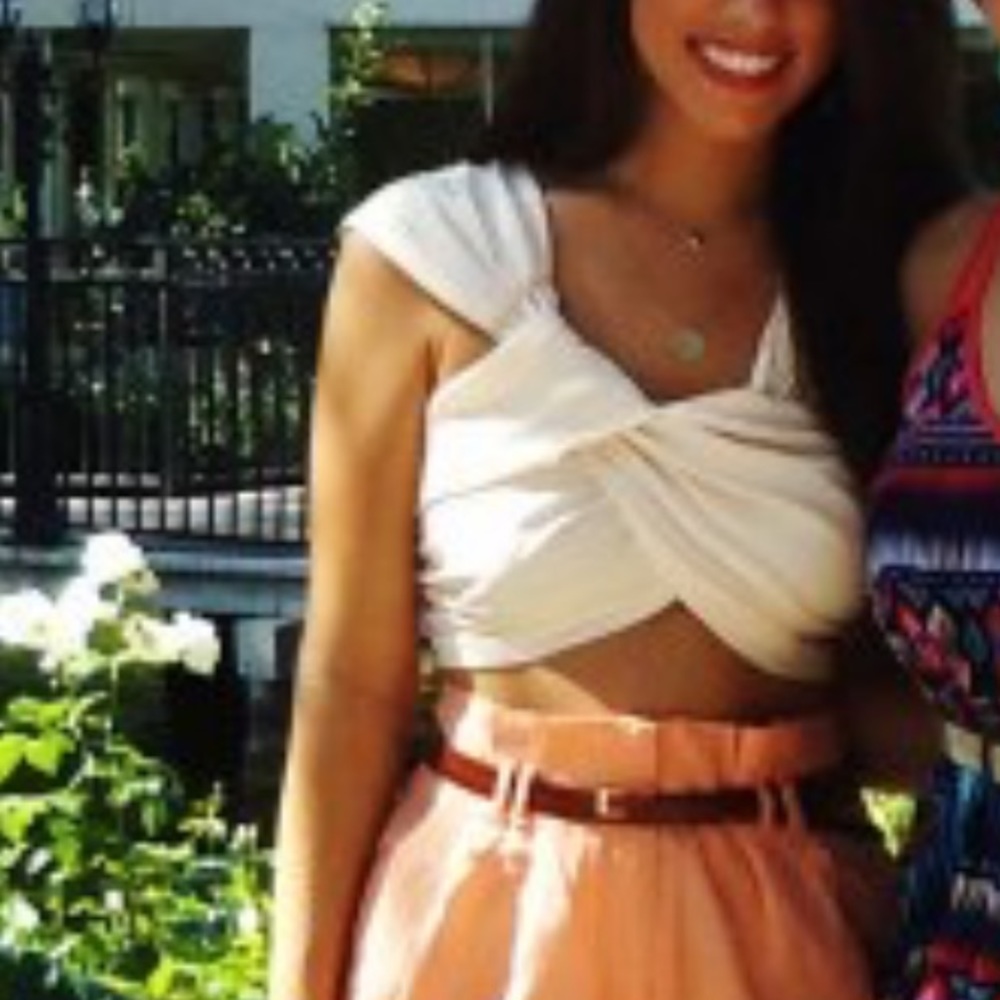 White ASOS crop top - Picture 2 of 3